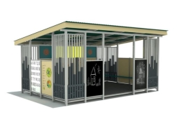 Теневой навес 6,8 х 4,8 тип 1 для улицы Теневой навес 6,8 х 4,8 тип 1 для улицы