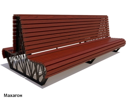 Скамейка уличная Ессентуки, Сосна 3 м, фото 4