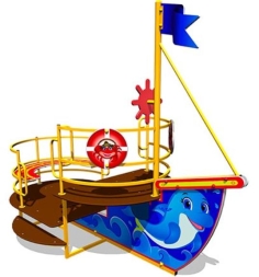 Игровой макет Катерок ИМ088 для детских площадок Игровой макет Катерок ИМ088 для детских площадок