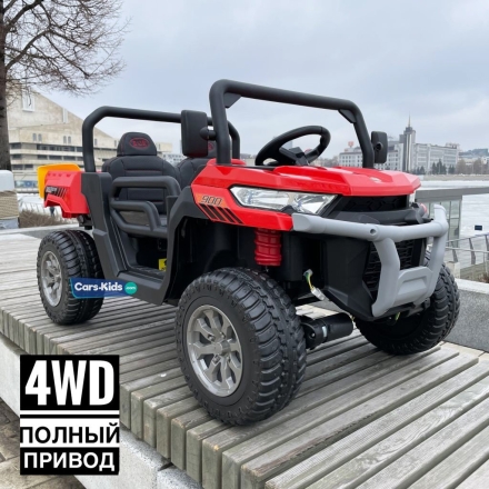 Электромобиль грузовик H005HH 4WD красный, фото 1