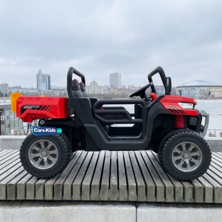 Электромобиль грузовик H005HH 4WD красный, фото 3