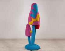 Топиари композиция грибы Опята, h=200 см - газон Eco (цвет)