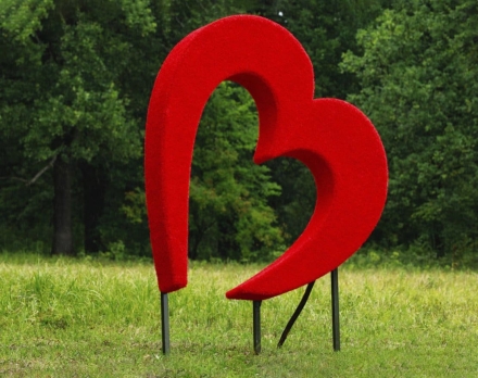 Топиари Сердце, h=210 см - газон Eco, фото 1