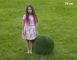 Топиари Шар в виде куста туи, 100 см - газон Eco, фото 2