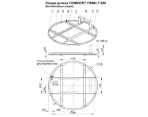 Купель COMFORT FAMILY 220 HOT (термососна)