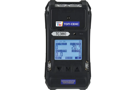Портативный газоанализатор ТОП-СЕНС «380» (CH4, CO, CO2, H2S, O2, NH3) (с поверкой) 38A1D1R1G1CL1, фото 1