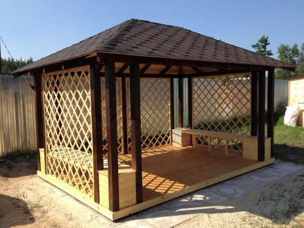 Прямоугольная беседка Пиксиль, фото 1