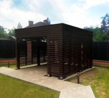 Современная беседка ГОРИЗОНТ Современная беседка ГОРИЗОНТ