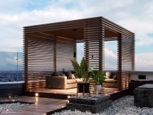 Современная беседка ГОРИЗОНТ Современная беседка ГОРИЗОНТ