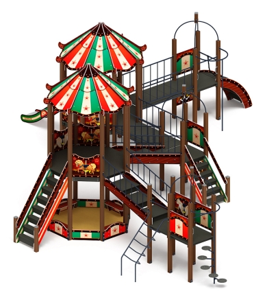 Карнавал (шапито) - ДИК 2.22.07-01 - Игровой комплекс H=1200, фото 3