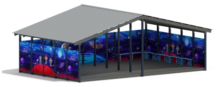 Теневой навес (Космопорт. Космос) - МФ 70.8.5-08, фото 4