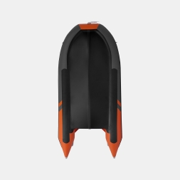 Gladiator C 370 AL ACTIVE Оранжево-темносерый моторная лодка ПВХ Алюминиевый пайол, фото 5