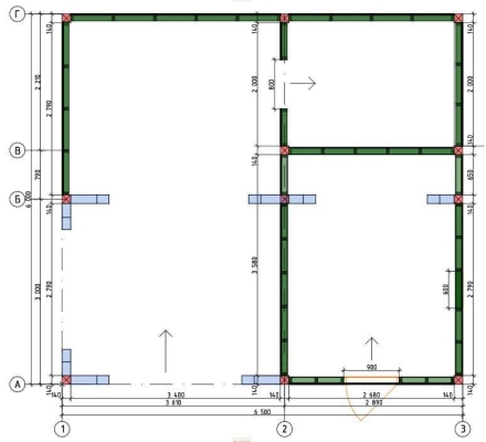 Навес для машин САЛБИ Несущий каркас, фото 8