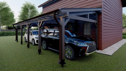 Навес для машин ОТТО Премиум комплектация, фото 1