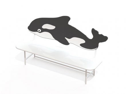 МФ 1.321 Лавочка со спинкой Касатка, фото 2