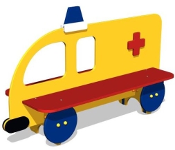 Скамейка детская Скорая помощь СП208 для игровой площадки