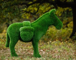 Топиари Ослик с кашпо газон Premium, фото 8