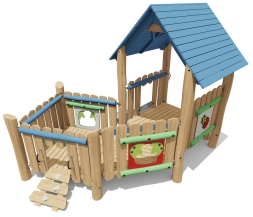 Игровой комплекс Эко 070002 для детской площадки, фото 2 Игровой комплекс Эко 070002 для детской площадки, фото 2