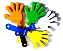 Ладошка-трещотка для болельщиков Н-36см