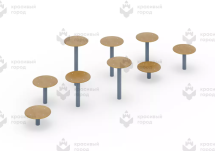 Разноуровневые столбики для дрессировки собак Разноуровневые столбики для дрессировки собак