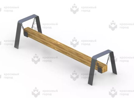 Бревно на цепях, фото 1