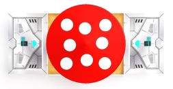 Песочница с крышкой средняя и навесом Грибок (Техно) - ИО 5.01.10-09, фото 5