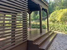 Современная беседка ГОРИЗОНТ ЛОНГ Современная беседка ГОРИЗОНТ ЛОНГ