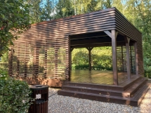 Современная беседка ГОРИЗОНТ ЛОНГ Современная беседка ГОРИЗОНТ ЛОНГ