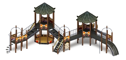 Карнавал (шанхай) - ДИК 2.22.07-02 - Игровой комплекс H=1200, фото 4