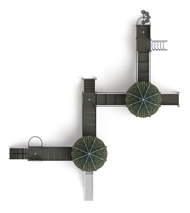 Карнавал (шанхай) - ДИК 2.22.07-02 - Игровой комплекс H=1200, фото 5