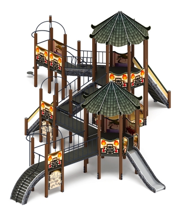 Карнавал (шанхай) - ДИК 2.22.07-02 - Игровой комплекс H=1200, фото 3