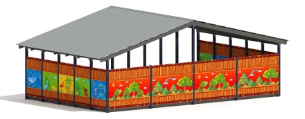 Теневой навес (Карандаши) - МФ 70.8.5-09, фото 2