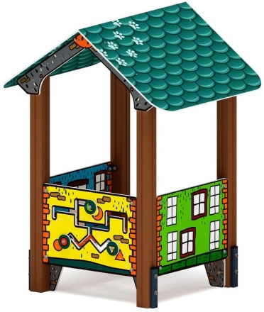 Домик малый 3 (город) МФ 10.01.03-01, фото 2