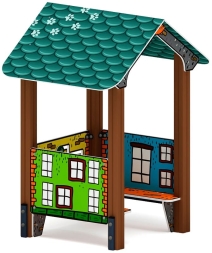 Домик малый 3 (город) МФ 10.01.03-01, фото 1