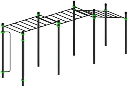 Воркаут ЛОВ 89 зеленый ВТ 101.11-02, фото 4