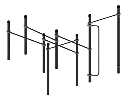 Воркаут ЛОВ 108 серый ВТ 102.16-03, фото 3