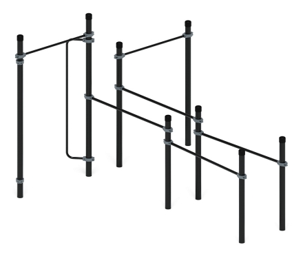 Воркаут ЛОВ 108 серый ВТ 102.16-03, фото 2