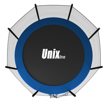 Батут UNIX line 8 ft Classic (outside) 244 см с защитной сеткой, фото 4
