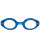 Очки Sprint Jr Clear/Blue/Mango, 92383 17