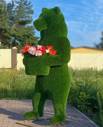 Топиари &quot;Медведь с кашпо малый&quot;, фото 1