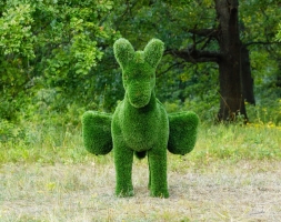 Топиари Ослик с кашпо газон Deluxe, фото 2