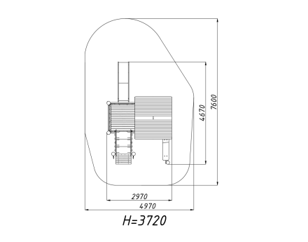 Игровой комплекс Эко 071008 для детской площадки, фото 3