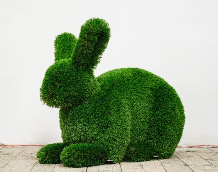 Топиари заяц Сали - газон Deluxe, фото 1