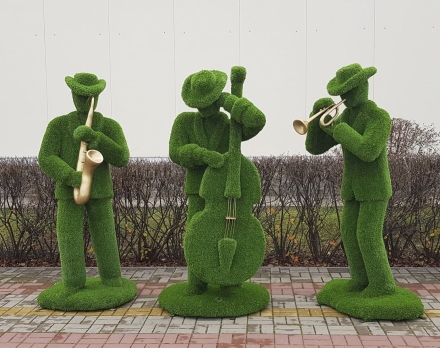 Топиари композиция музыканты - газон Eco, фото 1