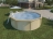 Бассейн диаметром 5,5 м. дерево светлое
