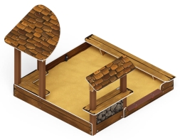 Песочный дворик (Коричневый) - ИО 6.01.01-02, фото 2