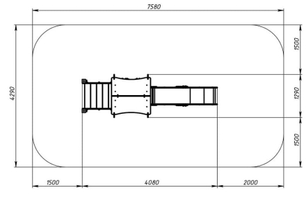 Лукоморье - ДИК 2.25.01-01.С - Игровой комплекс H=1200, фото 6