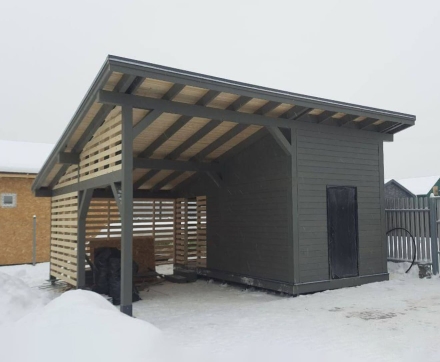 Навес для машин САЛБИ Премиум комплектация, фото 3