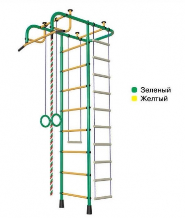 Спортивный комплекс Пионер АМ зелёно/жёлтый, фото 1