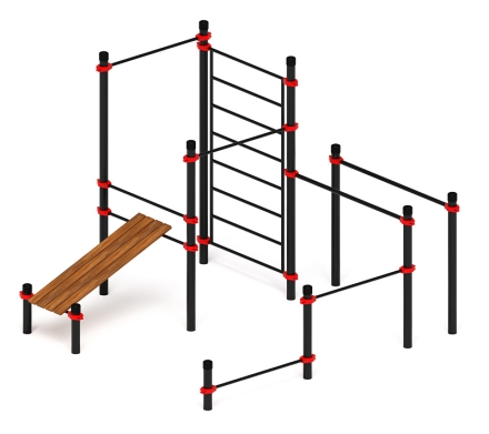 Воркаут 89 красный ВТ 11.21-01, фото 2